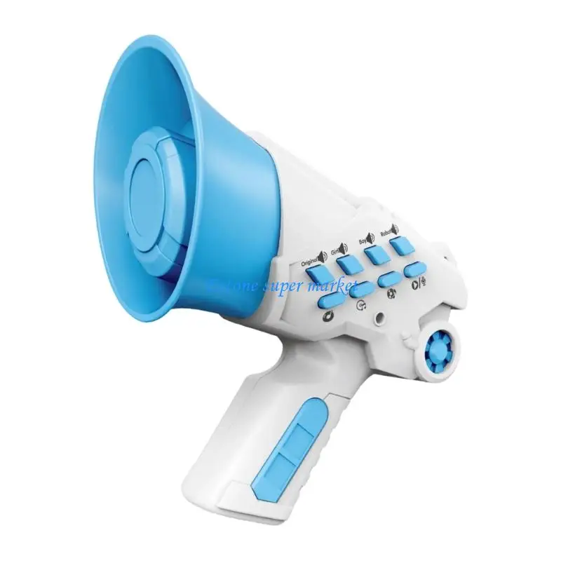 090B Portable Voice Changer Megaphone Handheld Recorder Speaker with Multiple Effects for Parties Travel Pranks