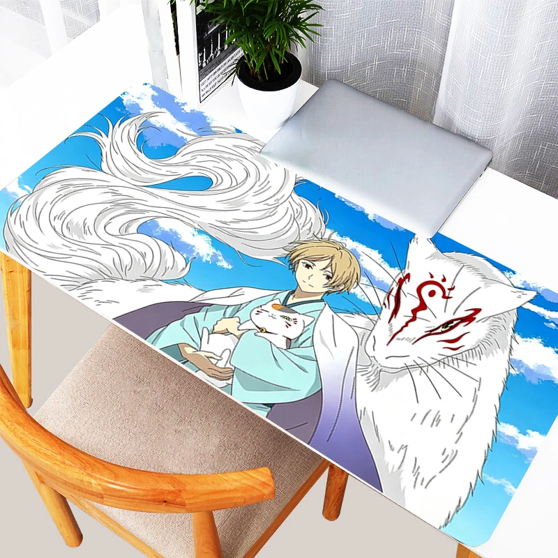 Anime Mouse Pad Large Game Rubber Desk Mat Computer Keyboard Pad Gaming Cabinet PC Accessories Natsumes Book Of Friends Mousepad