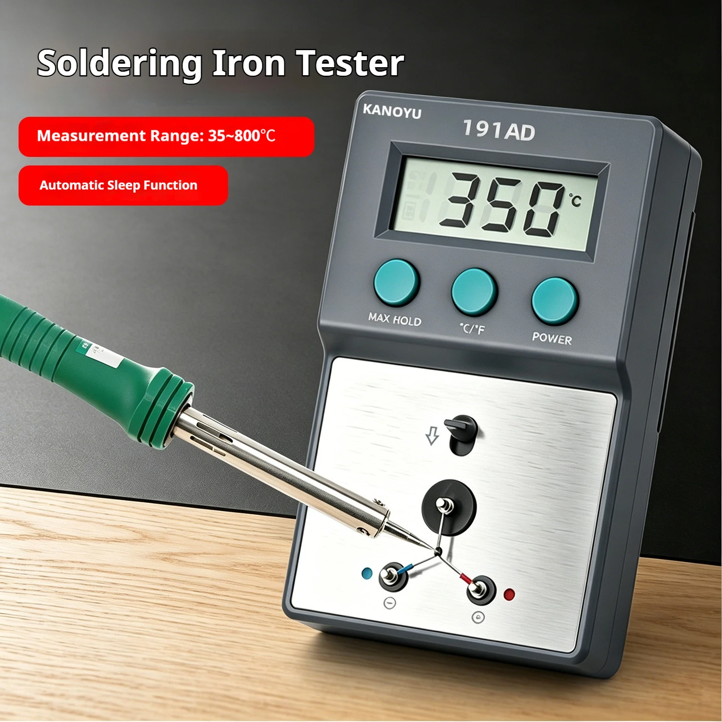 

KNY-191AD Welding iron temperature tester, soldering station electronic thermometer, thermocouple probe inspection instrument