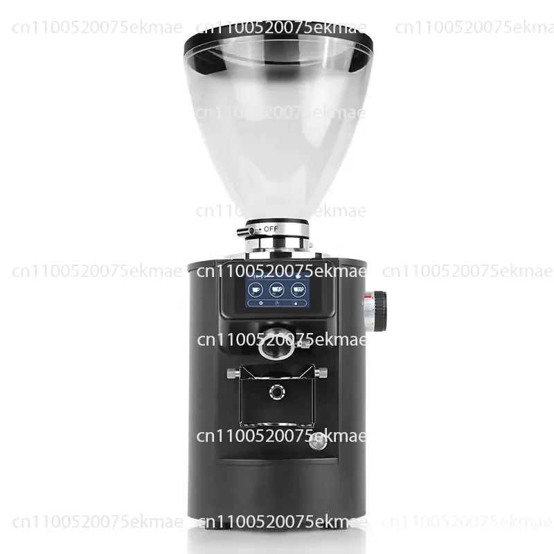90mm Flat Burr Coffee Bean Grinder Adjustable Electric Grinder for Home and Hotel Espresso
