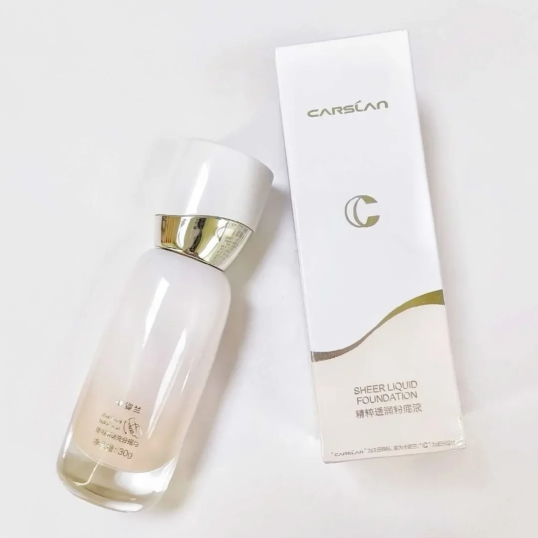 オリジナル本物の CARSLAN エッセンスフェイスリキッドファンデーションクリームプロフェッショナルカバレッジコンシーラー保湿長期的な美容