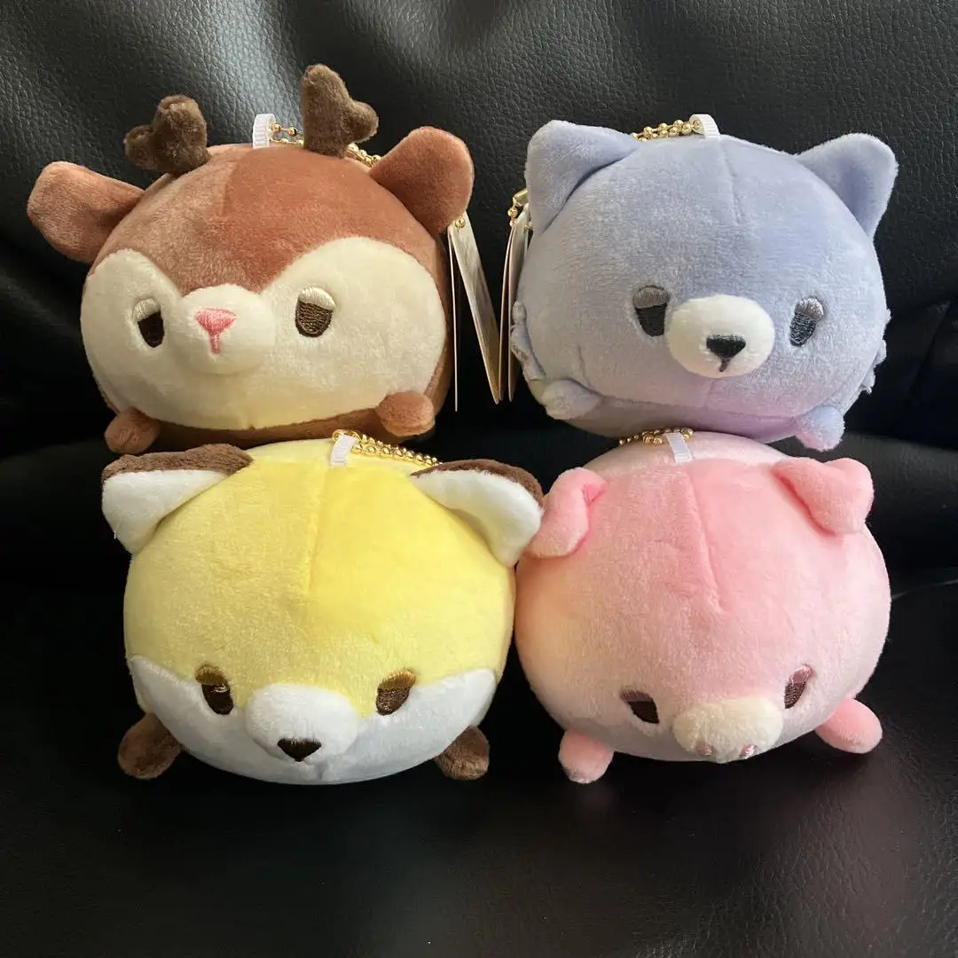 Yell stuffed animals Nemunemu Mascot BC cute kawaii sleepy rabbit wolf deer bear pig box mochimochiwa soft plush toys