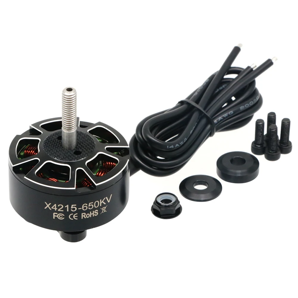 4 ピース/ロット新 X4215 4214 4215 KV400 8S / KV650 6S ブラシレスモーター 6 ミリメートルシャフト RC FPV ドローン部品アクセサリー