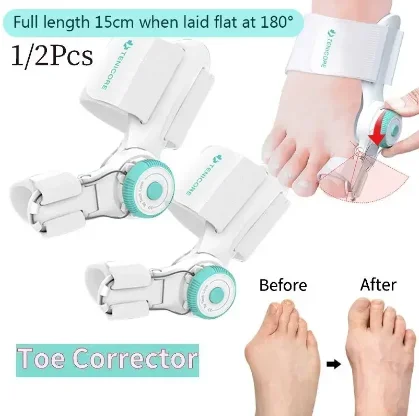 Unisex Thumb Bursitis Splint Relieve Pain with Knob Big Bone Toe Bunion Splint Rotatable Adjustable Daily Wear for Foot Supplies