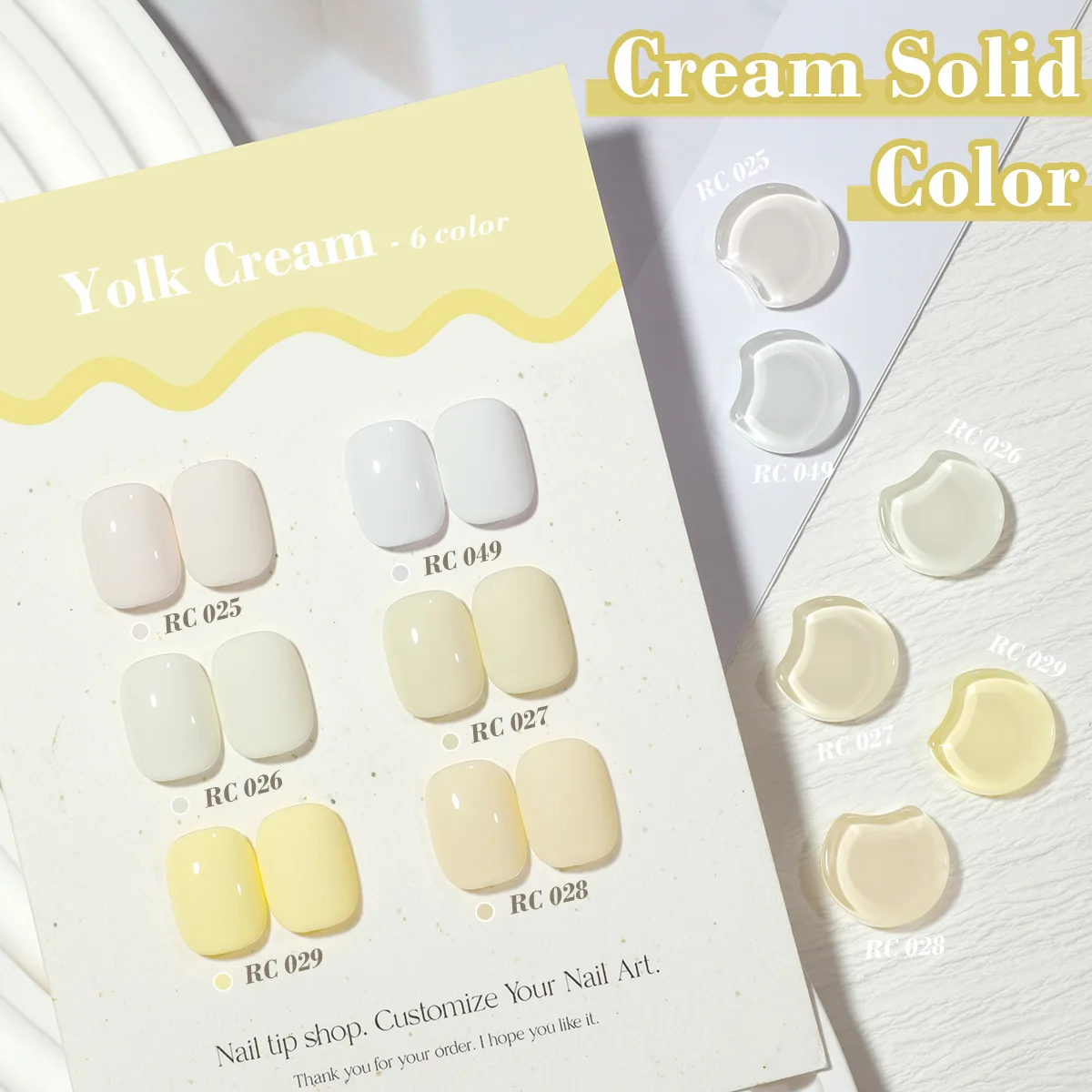 XEIJAYI الرومانية زجاجة كريم لون نقي 6 قطعة-Led جيل للأظافر ملصقات الأظافر تصميم الديكور فن تصميم صالون الأظافر لتقوم بها بنفسك صالون هلام