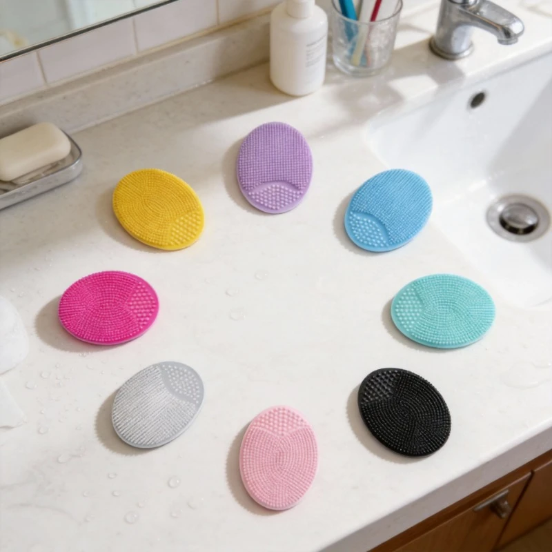 Silicone Face Cleansing Brush Facial Deep Pore Skin Care Scrub Cleanser Tool New Mini Beauty Soft Deep Cleaning Exfoliator