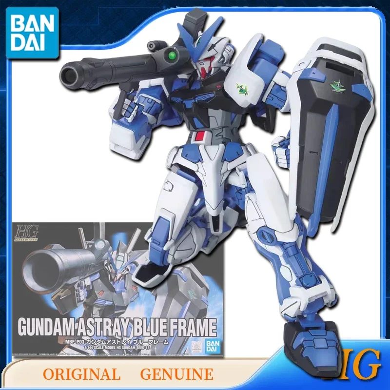 Bandai Original Genuine HG GUNDAM ASTRAY BLUE FRAME Anime Action Figures Toys for Boy Girl Kids Gift Collectible Model Ornaments