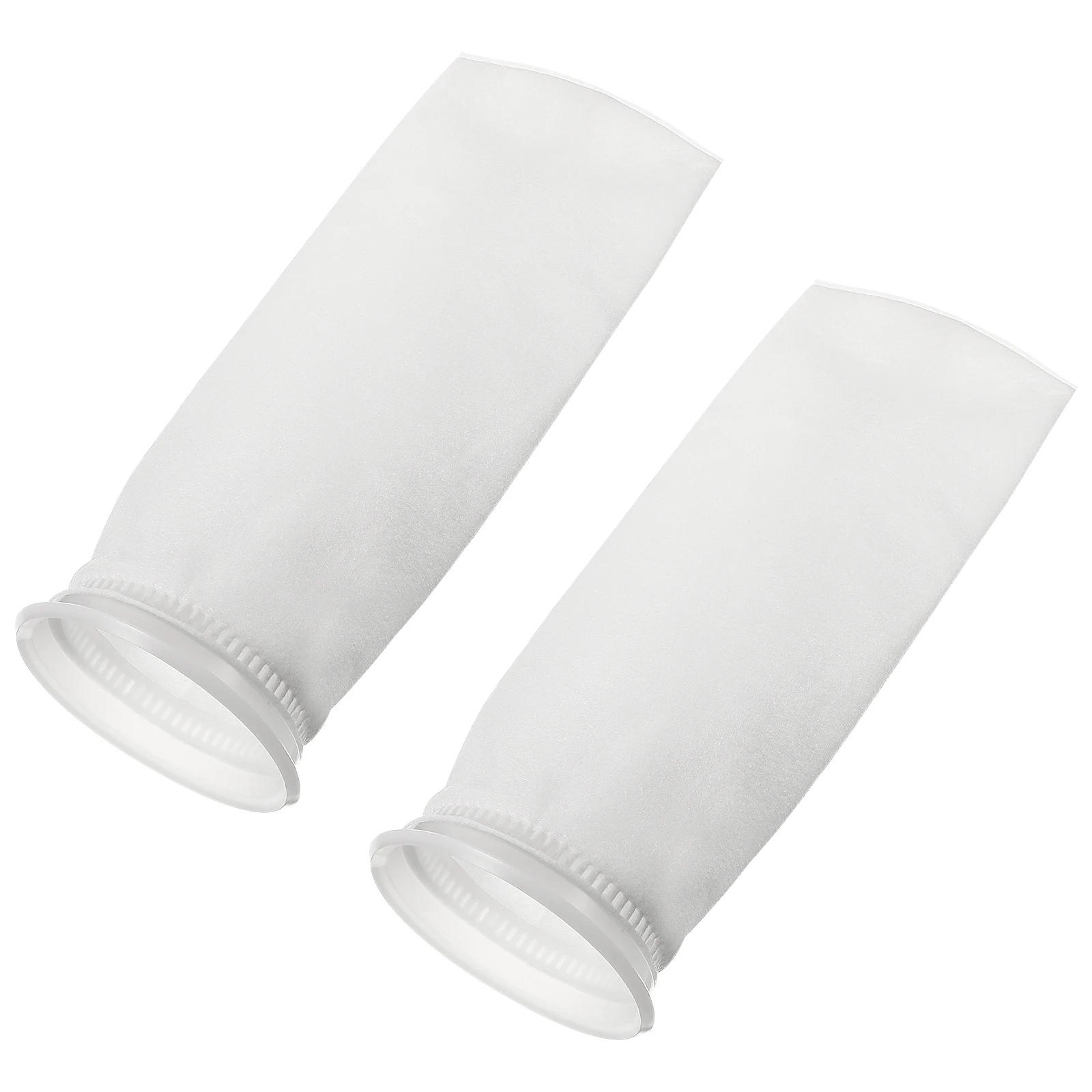 

2Pcs Aquarium Filter Socks 4 Inch Ring Diameter 100Um Fish Tank Filtering Bags Reusable Non-Woven Fabric Filter for Cleaner