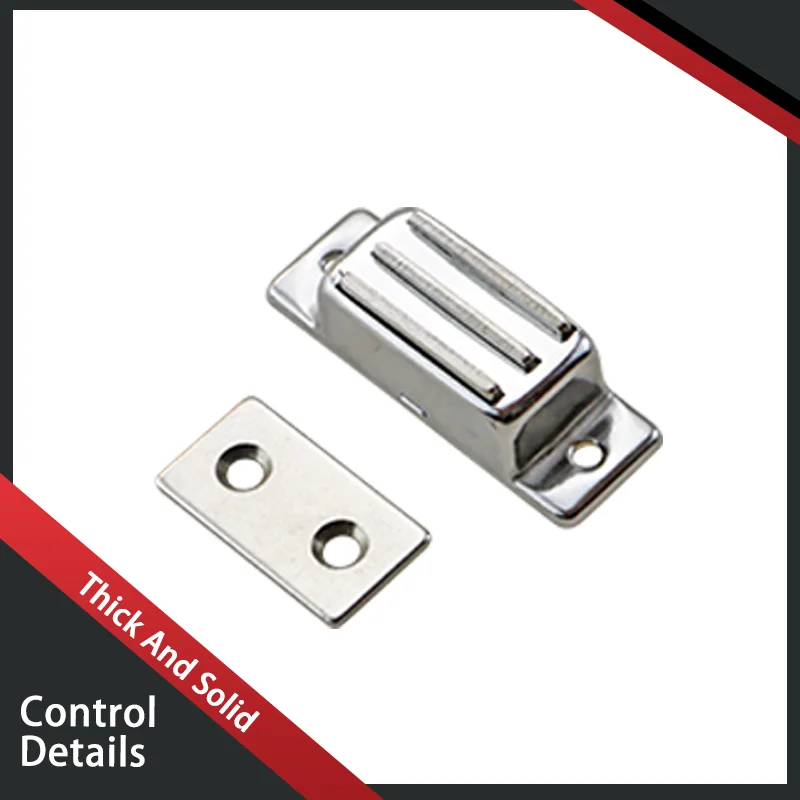 Industrial And Commercial Magnetic Buckle Cabinet Doors Strong Suction Stainless Steel Latch Locks Industrial Stoppers