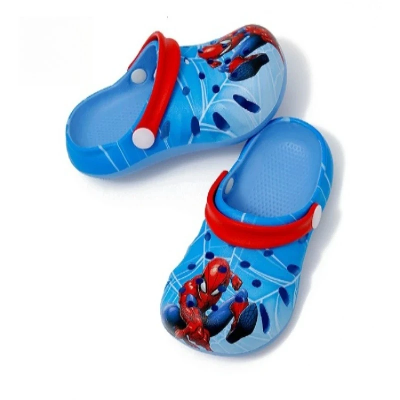 

2025 Disney Spider-Man Clogs, Quick-Dry Water Shoes for Boys Non-Slip Outdoor Sandals