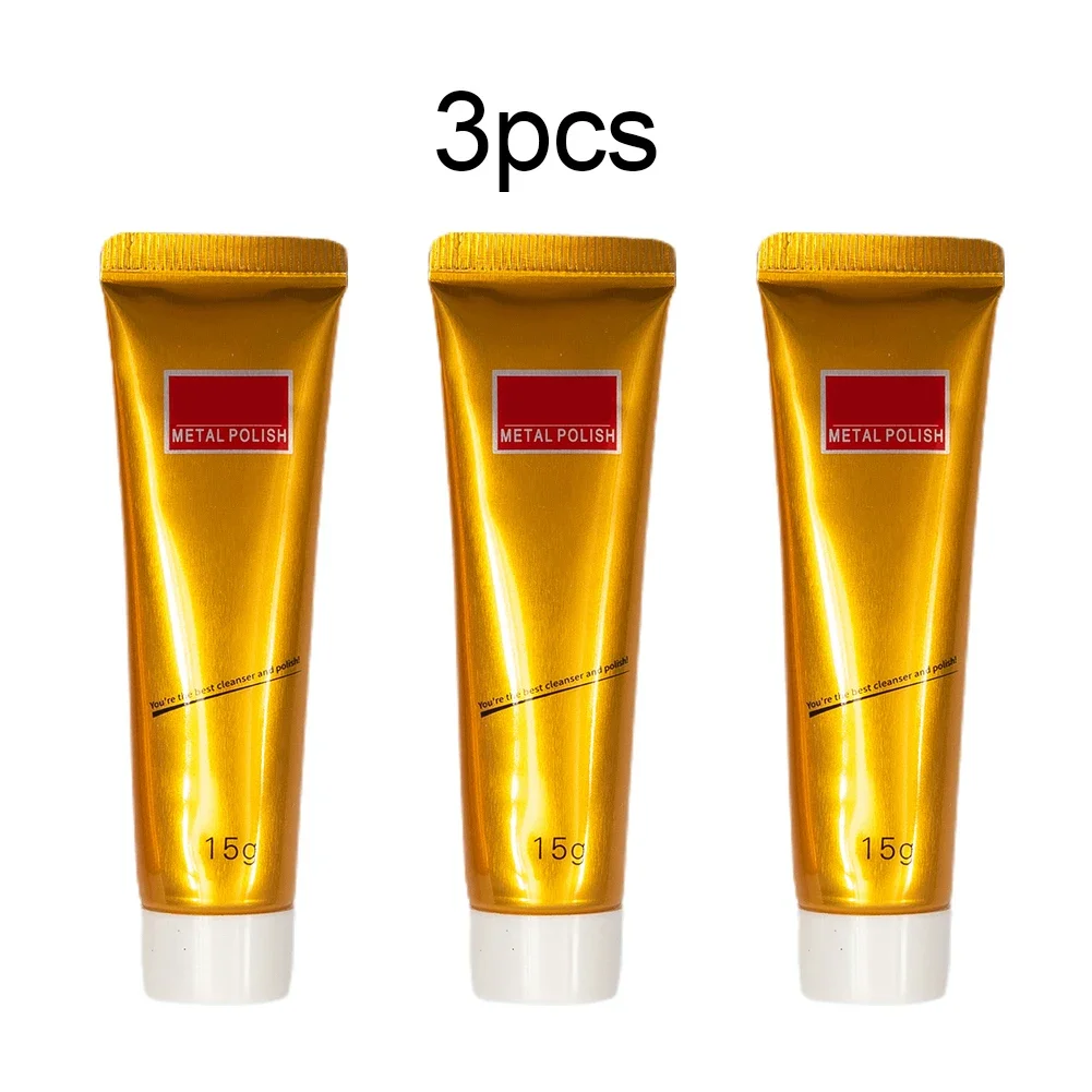

3pcs Metal Polishing Cream-Knife Machine Polishing Wax Mirror Stainless Steel Ceramic Watch Polishing Paste Rust Remover
