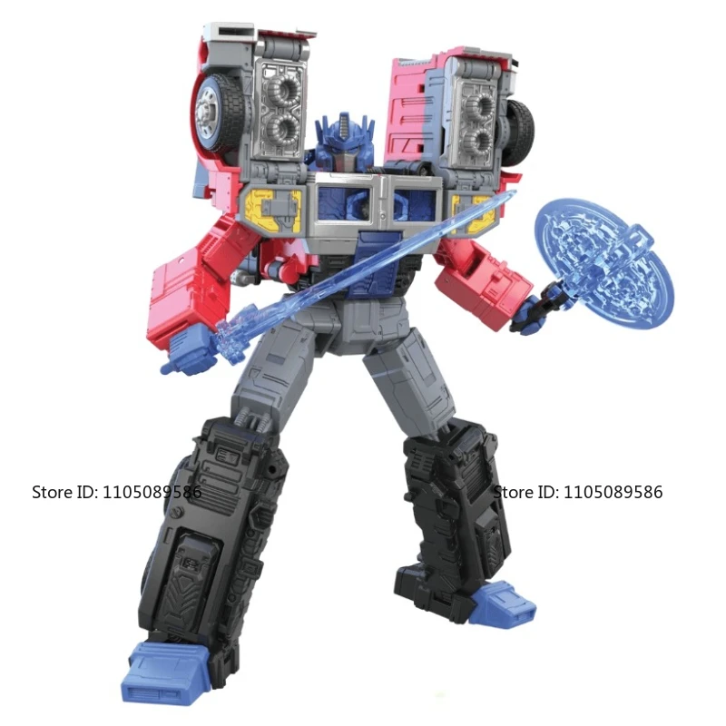 Brand new spot Transformer G1 L-class Laser Optimus Prime Original box A moveable doll robot Holiday Gift Decorations Figure Toy