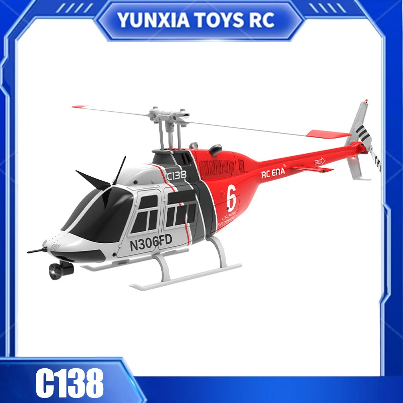 Re Era C138 Six Channel Single Paddle Aileron Free Helicopter Barometer Fixed Height 3d Rolling Toy Gift Rc Planes Gift