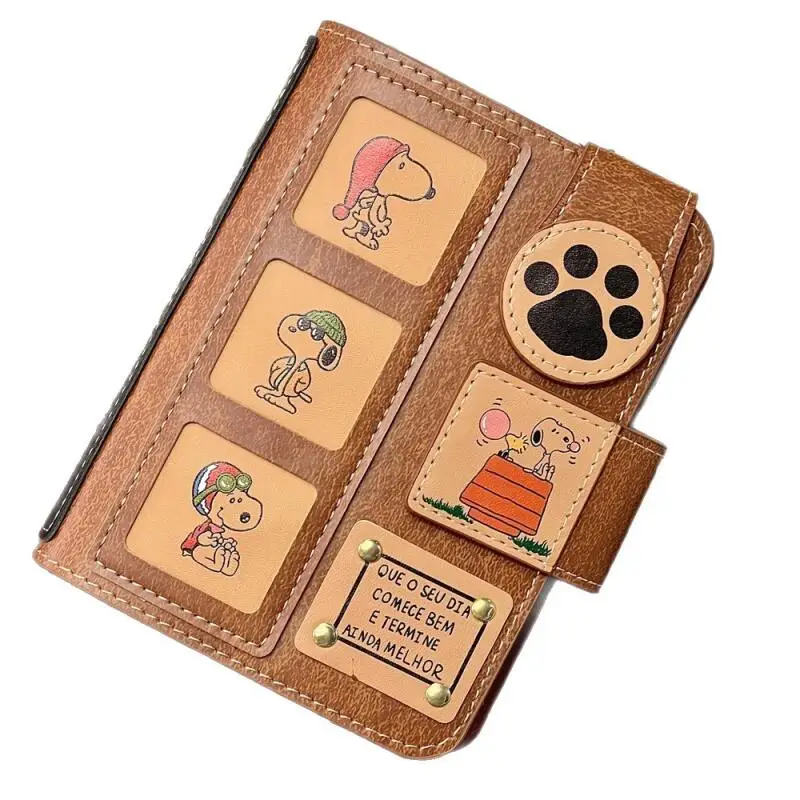 Snoopy Retro Handmade Planner Detachable Loose-Leaf Notebook Ins Style Cute Portable Journal Diary Notepad for Students Office