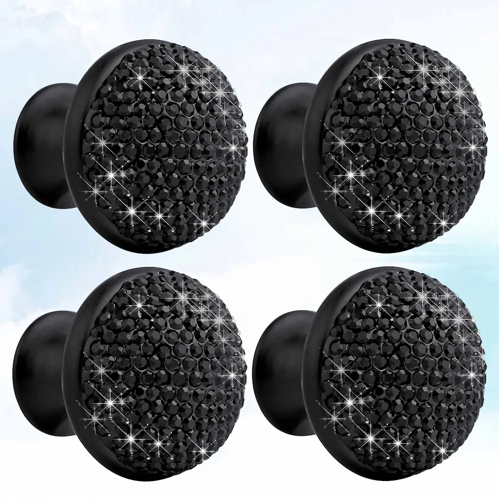 

4 шт. хрустальные ручки-кнопки из блестящего сплава в форме гриба для ящиков и шкафов, мебельная фурнитура, декор для дома