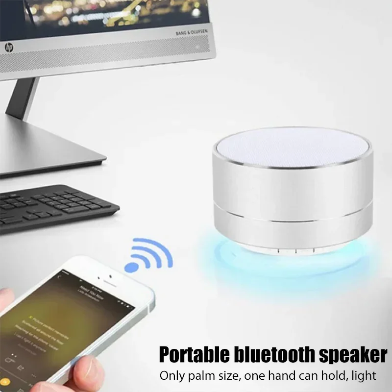 Système de haut-parleur USB portable, mini haut-parleur Bluetooth sans fil, diffusion de carte TF, extérieur, pelouse