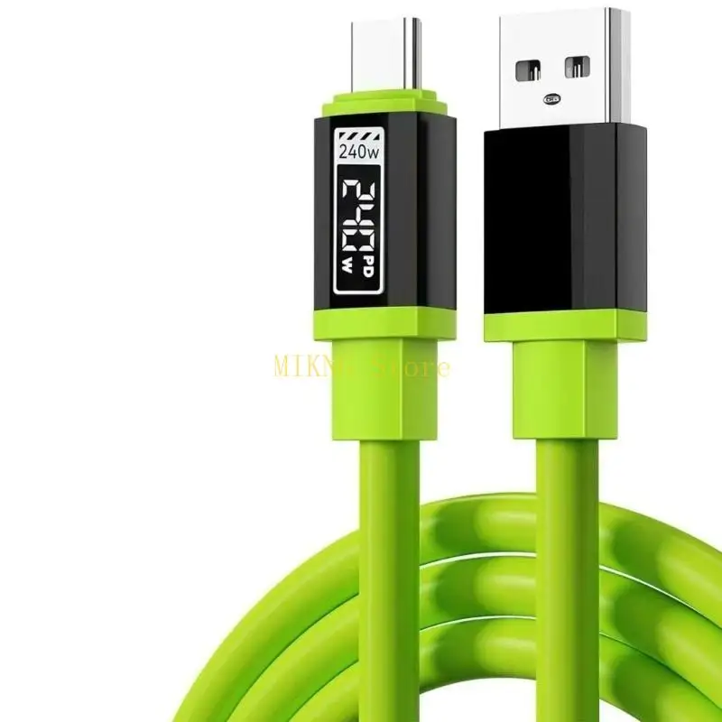 Fast Speed 240W Type C Cable Cord Wire For Quick Charging 30cm Long Best Sale