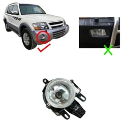1 Pcs Light for Pajero V73 MN133758 2003-2006 Lamp with for Montero V75 V77 Front Lamp for Shogun V60 L R