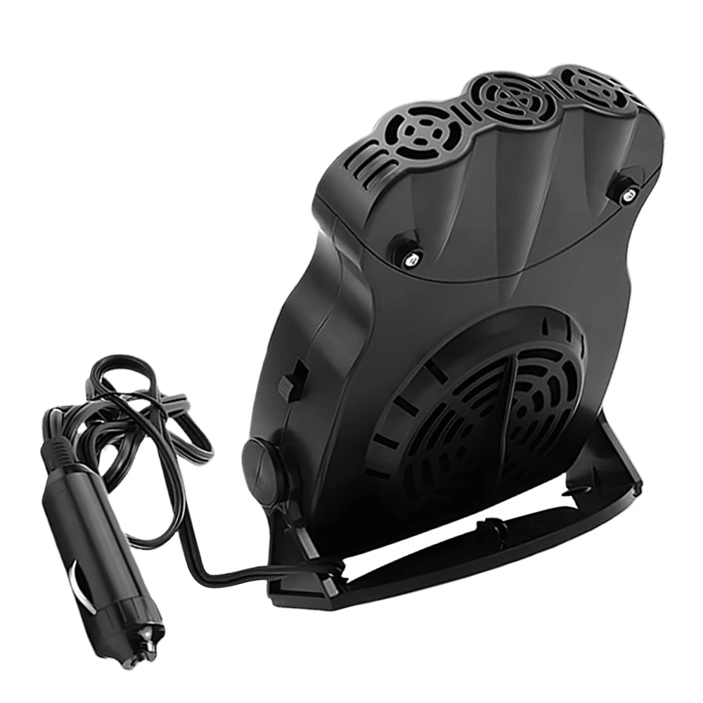 Calentador de coche 2 en 1, ventilador de refrigeración de 12 voltios, descongelador de coche, 150W, furgoneta, verano, invierno, útil para acelerar, desembarcar y descongelar