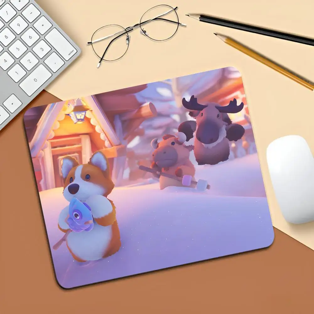 Party Animals Mouse Pad Gaming Laptops Keyboard Mat Deskmat Pc Accessories Desk Protector Mousepad Gamer Mats Anime Mause Pads