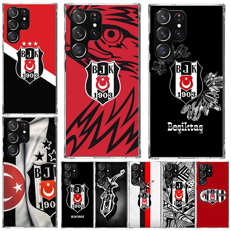 Custodia Morbida B-Besiktas B-BJK Per Samsung Galaxy S22 S23 S24 S25 Edge S26 Ultra S20 Fe S21 Plus + Fundas Coque Galaxy S20 S21