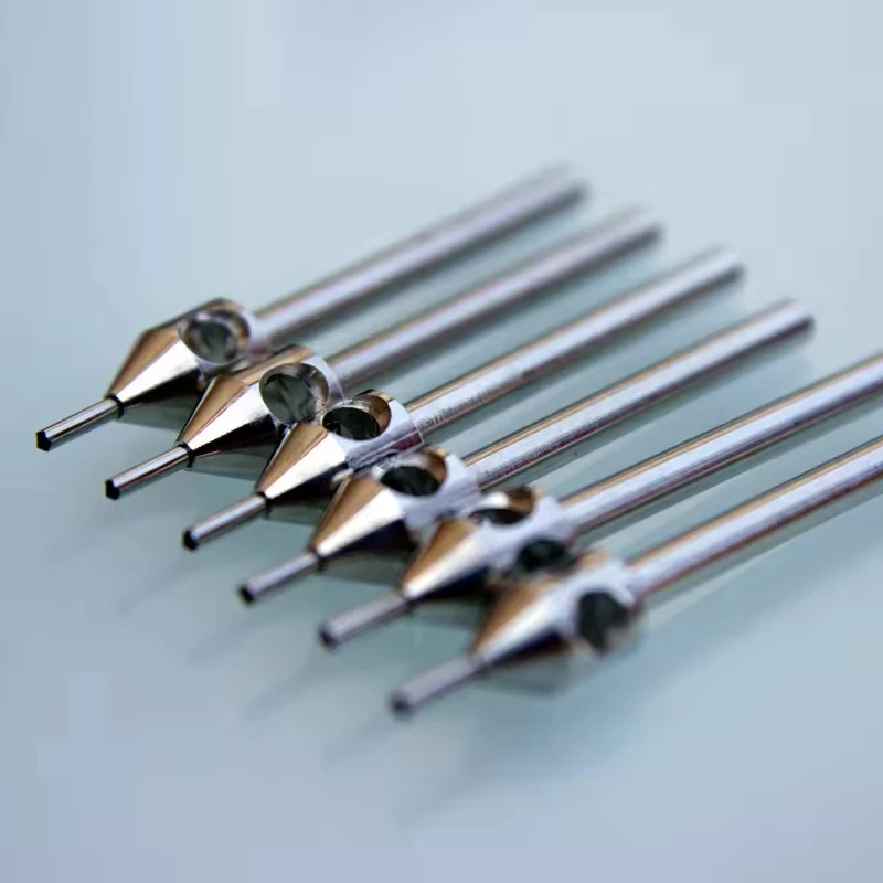 0,7 mm-1,2 mm, FUE Punch, stumpfe Spitze, gezahnte Spitze, Haartransplantationswerkzeug, Zubehör, Haartransplantationsbohrer, Haarfollikel-Extraktor