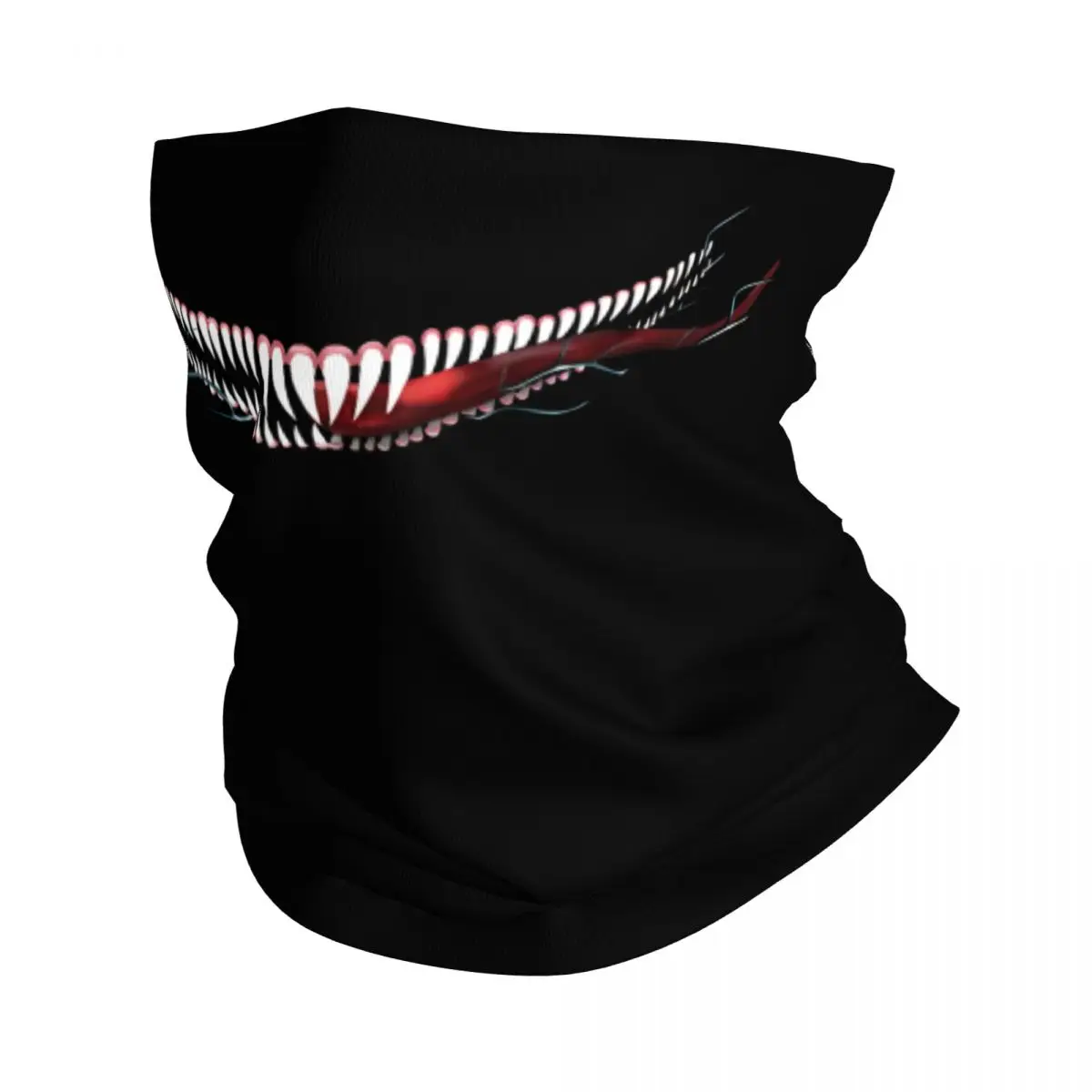 TEETH Marvel Venom The Last Dance Bandana Neck Cover Printed Motorcycle Motocross Face Scarf Balaclava Riding Unisex Adult