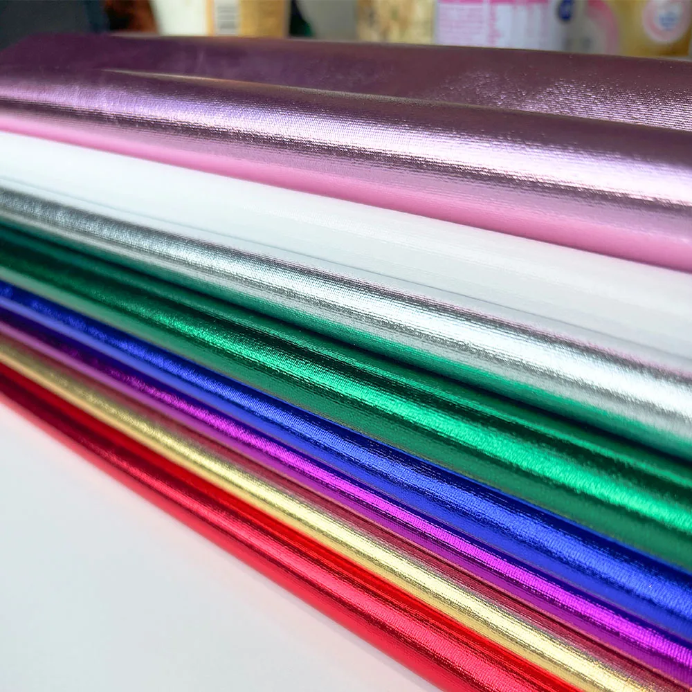 59in Width Shiny Surface Spandex Fabric Four-sided Stretch Bronzing Cloth Wedding Decoration Stage Performance Clothing Material