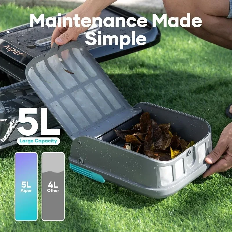 AIPER Solar Pool Skimmer Pool Surface Cleaning Robot mit APP-Unterstützung, solarbetrieben und DC-Aufladung