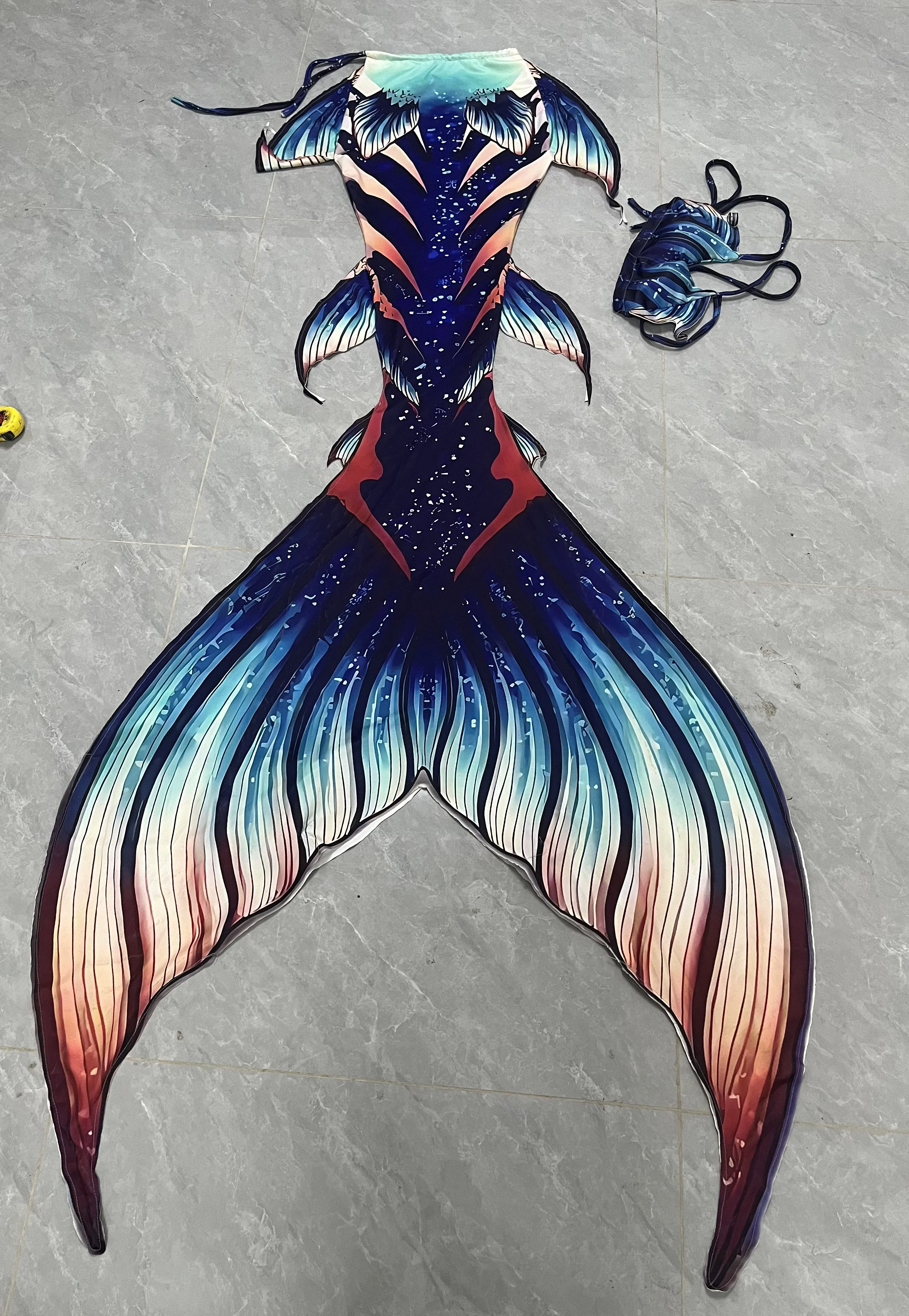 

New Phantom Mechanical Mermaid Suit European Edition Adjustable Corset And Tail Fin System Custom Underwater Photography Swimwea