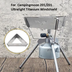 For Campingmoon Z01/Z02 Thous Winds TW1022-B Ultralight Portable Pure Titanium Burner Windshield Windproof Screen Camping Gear