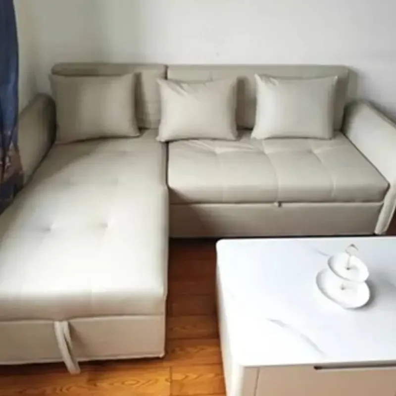 أريكة غرفة المعيشة الفاخرة تخزين مزدوج مقعد الحب الأبيض أريكة سرير نهاري الشمال الحديثة مصمم موبليس الفقرة Dormitorio أثاث المنزل