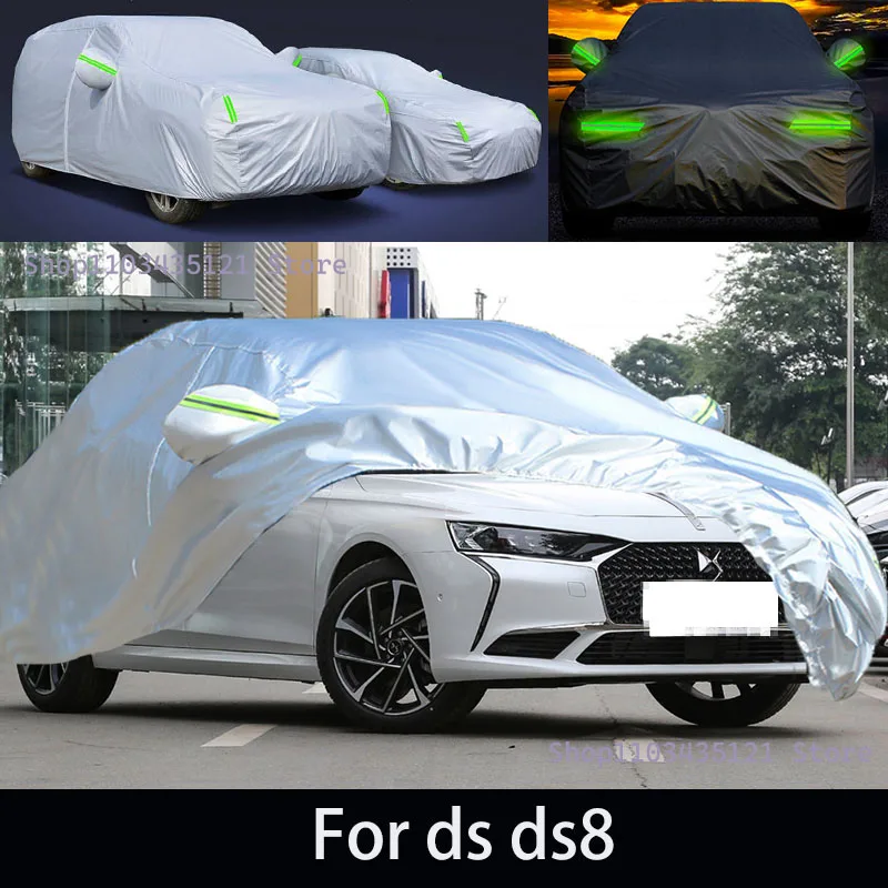 

For ds ds8 Outdoor Protection Full Car Covers Snow Cover Sunshade Waterproof Dustproof Exterior Car accessories