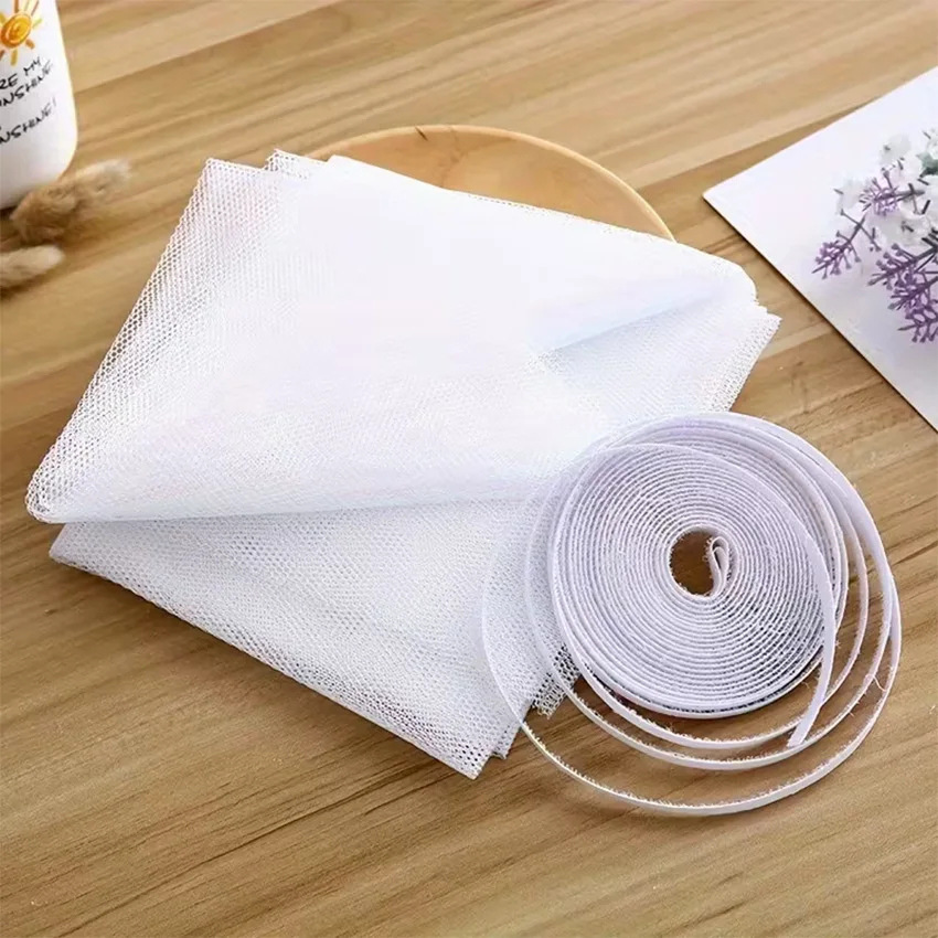 Window Mosquito Net Self-adhesive Anti Mosquito Door Mosquito Mesh DIY Free Cutting Mosquito Net Anti Fly Insect Curtain Screen