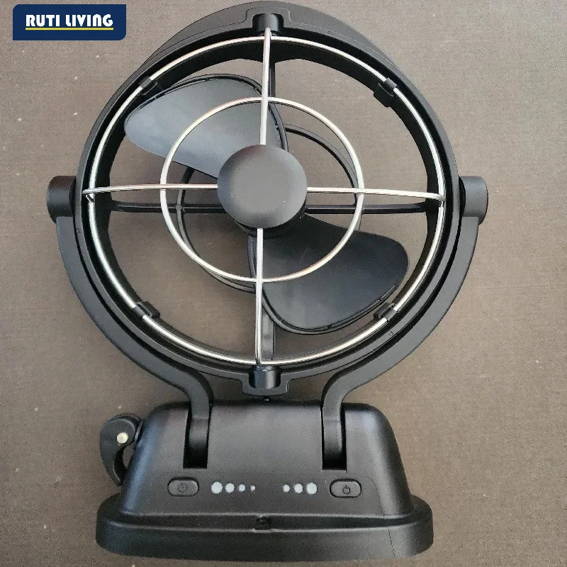 High Quality Good Ventilation RV Accessories Home Electric Fan Camper Fans 60 Degree Airflow RV Fan Black Or White