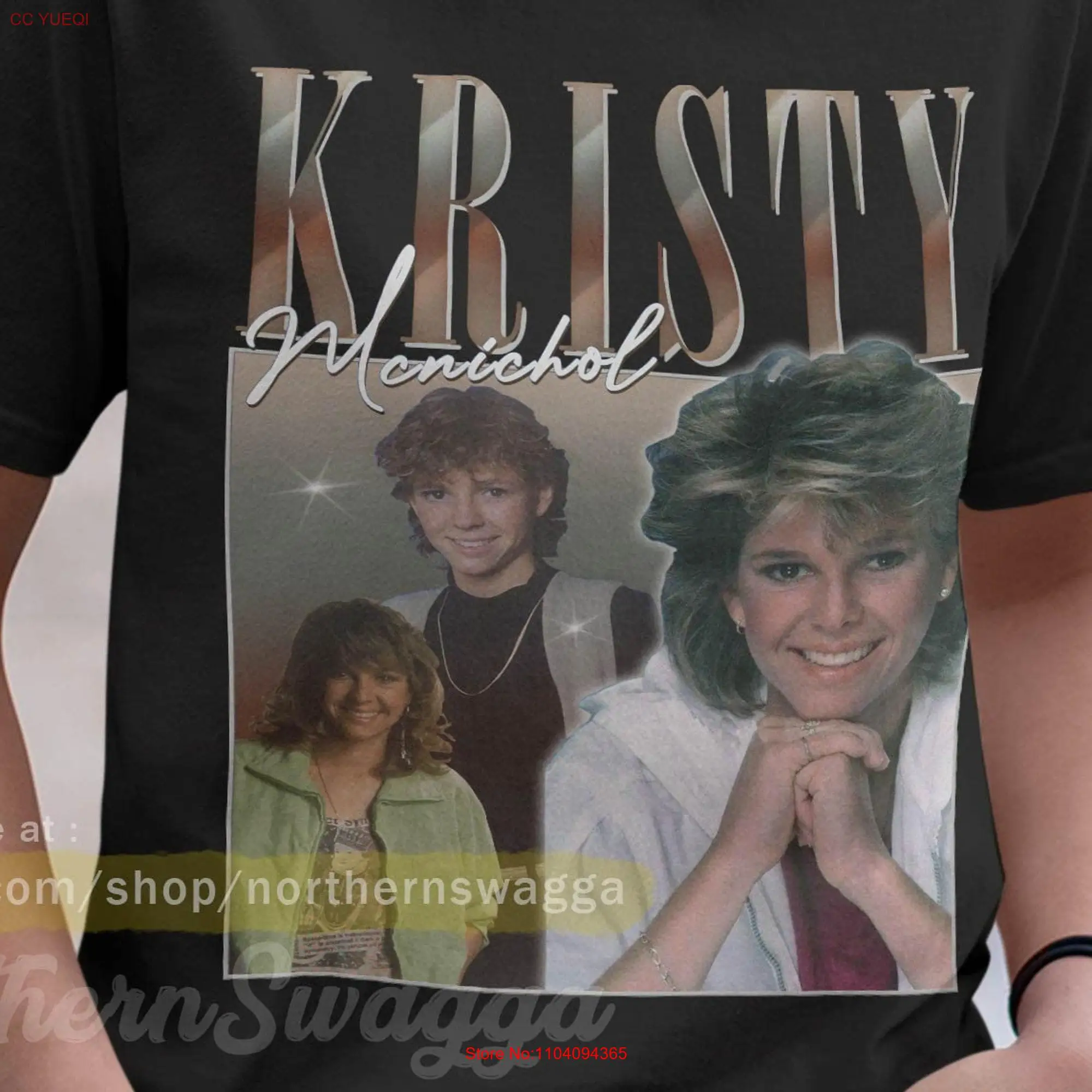 Kristy mcnichol shirt design retro style cool fan art t 90s poster 273 tee long or short sleeves