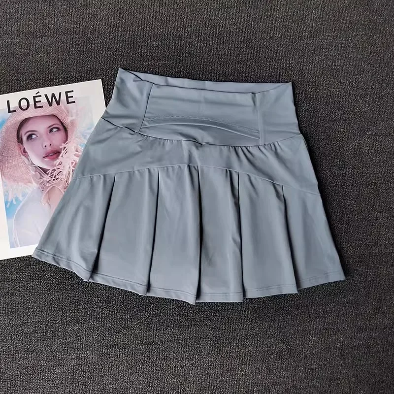 

Женская теннисная юбка Шорты с высокой талией в юбке Спортивная юбка Шорты для спортзала Юбка для фитнеса и йоги Спортивные юбки для бега Юбка для гольфа