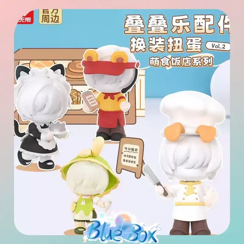 

Stacking Game Capsule Blind Box Interchangeable Body Mini Food Restaurant Figure Collectible Desktop Decor Official New In Stock