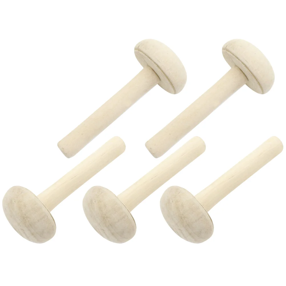 5 قطعة فرك الخشب الفطر Simpledesign دائم مصقول الطباعة أداة صنع الطباعة أداة الفطر الخشبي