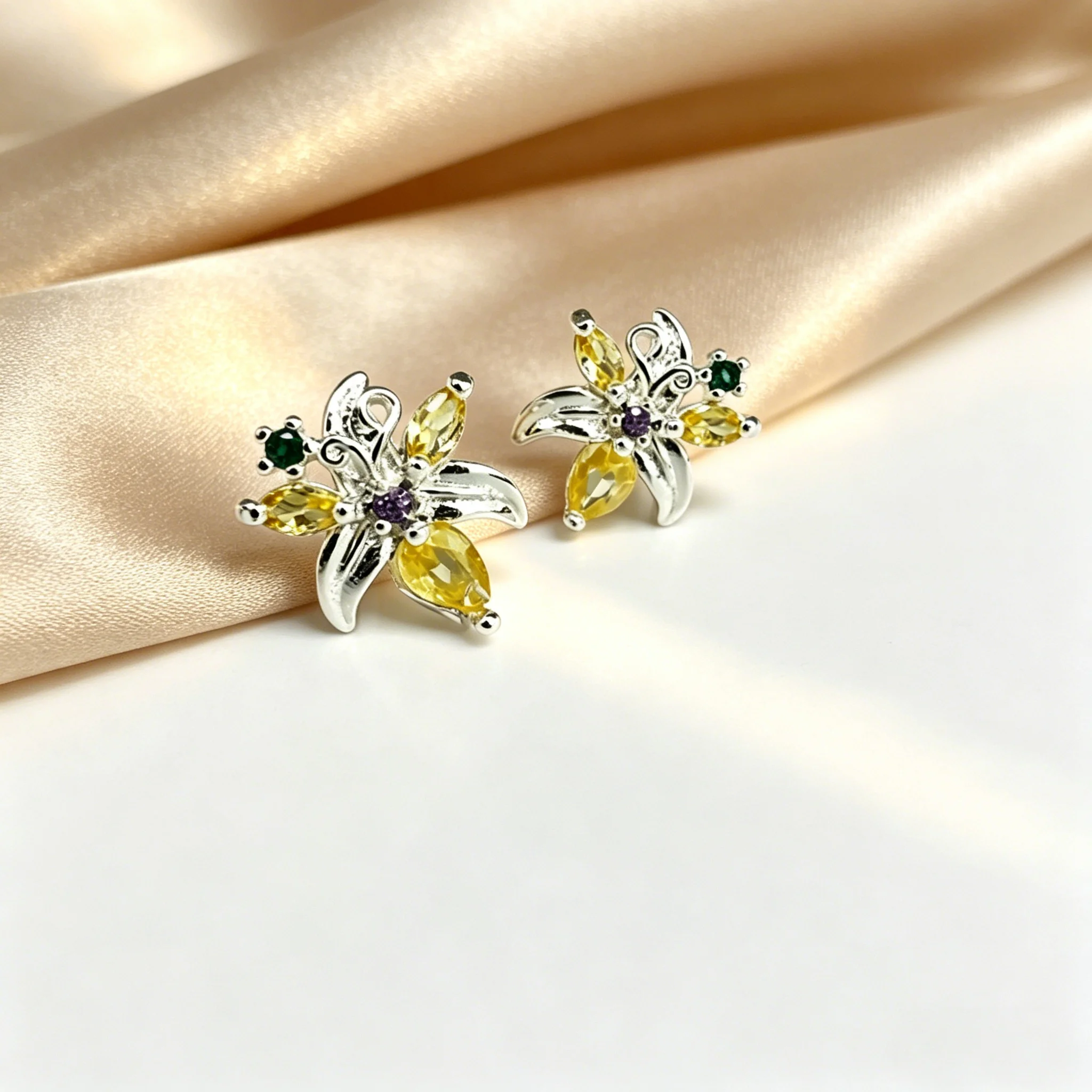 Zirkon Geometrische Blumen Son – Women'S Wedding Accessories Bewertung und Preis