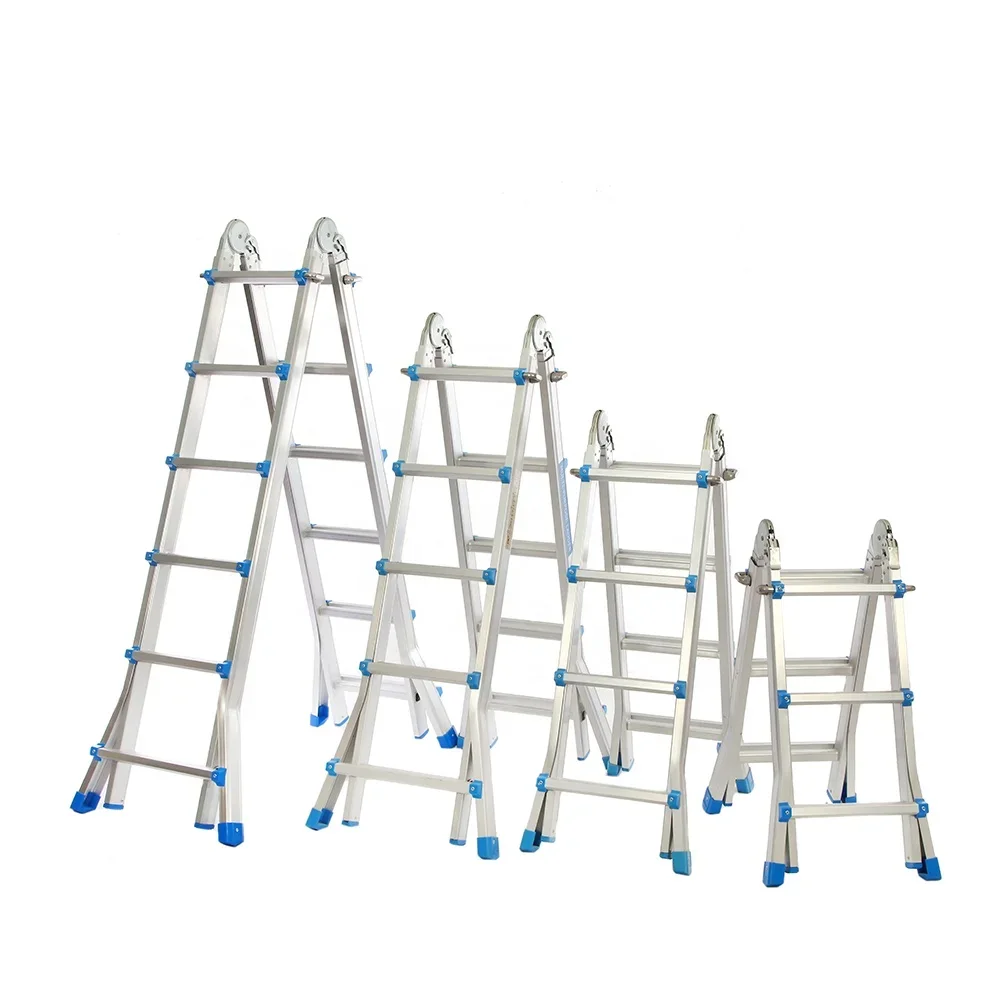 4x3 4x4 4x5 4x6 multi-purpose telescopic folding step ladder