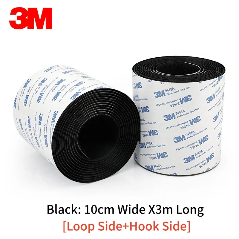 3M 9448A Selbstklebendes Klettband Starkes Spurloses Selbstklebendes Befestigungsband Doppelseitiges Klebeband Hochtemperaturbeständig