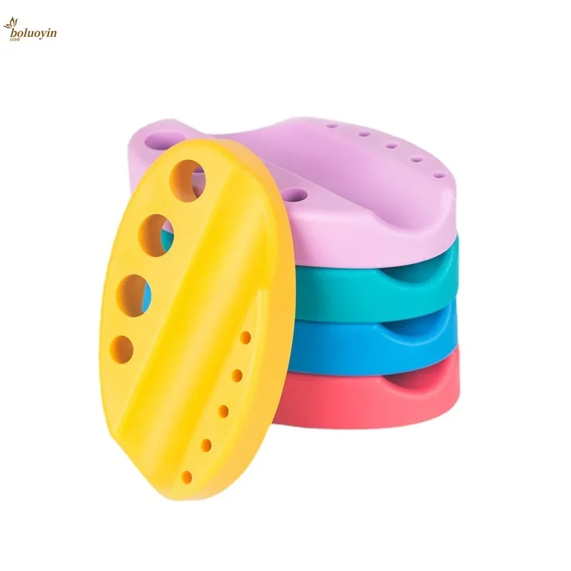 3 Available Color Ink Holder Pigment Cup Cap Stand Professional Oval Durable Silicone Tattoo Holder Stand For Permanent Makeup