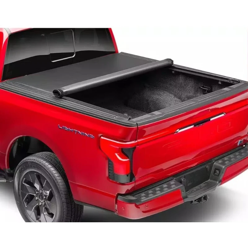 Cubierta de lona enrollable suave y personalizable para la caja de camionetas Ram 1500, Hilux Vigo, Revo, Tacoma, NP300, GMC Triton, L200