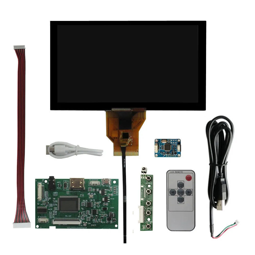 6.5 Inch AT065TN14 Multipurpose LCD Display Screen Driver Control Board Audio HDMI-Compatible Digitizer Touchscreen Monitor