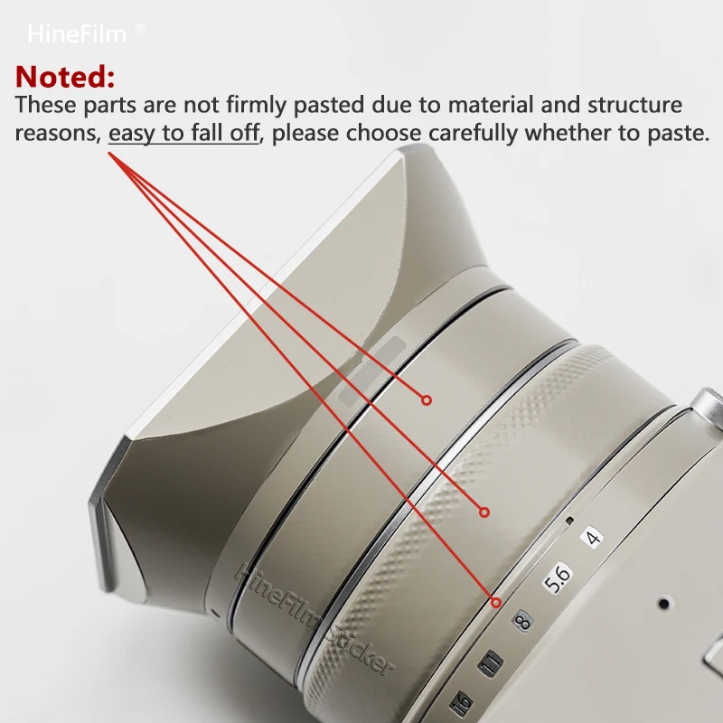 Hinefilm Skin For Fujifilm GFX100 RF Camera Sticker Fuji GFX100RF Camera Wrap Cover Film GFX-100RF Camera Sticker Protector Skin