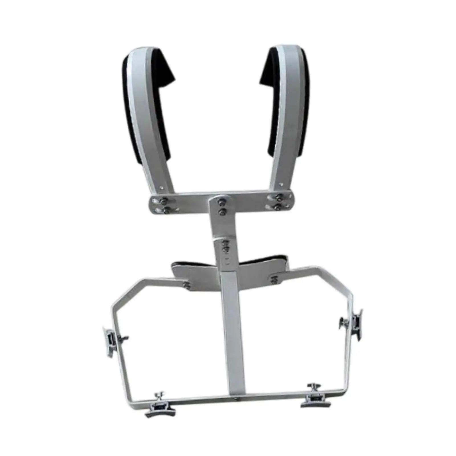 

Snare Drum Carrier Drum Support System Adjustable Height Easy to Install with Shoulder Strap Backing Frame for Stage Show