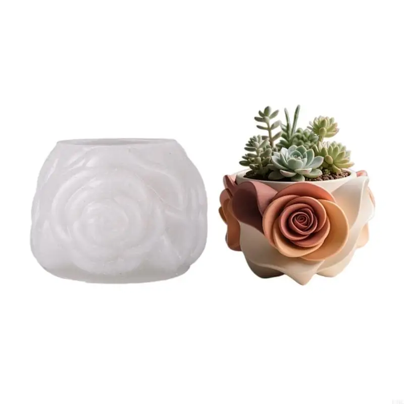 

R3MC Multipurpose Silicone Flower Planter Mould Accessory With Cement Casting and Art Projects