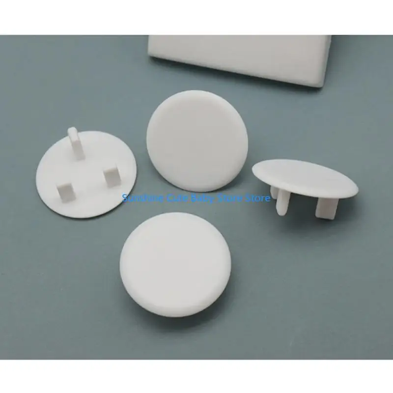 

C5AF 20pcs Baby Socket Plug Cover for Baby for Protection Socket Cover 3-hole Plug