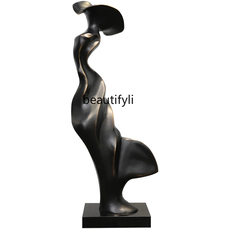 

Large floor-to-ceiling ornaments Sales office Abstract sculpture Art negotiation area Corridor entrance decoration